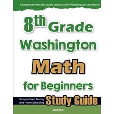 (英文圖書)8th Grade Washington Math for Beginners: Standardized Testing and Home Schooling... 平裝版, Mathfa, 英文