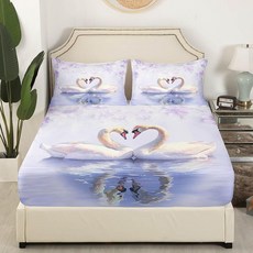 드래곤 침구 세트 트윈 사이즈 블루 다이아몬드 침대 소녀 청소년 침실 장식 어린이 라이트닝 매트리스 커버 부드러운 극세사 쿨 (매트리스 1장+베개 1개), 커플 02, TWIN (W39*L75*H16")