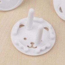 곰돌이콘센트마개 20P, 1개, 보호캡 20개 01394WT