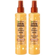 Garnier Whole Blends 헤어 허니 밀크 450F 열 보호제 스프레이 모든 모발 유형에 적합한, 1, 250ml