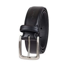 Columbia 남성용 스탠다드 트리니티 로고 벨트 싱글 프롱 버클 브라운 L 38-40 US, Large (38-40), Black Trinity