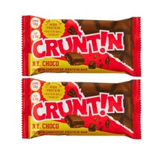 크런틴 초코팝 단백질바 N.Y. 초코맛, 2개, 48.5g