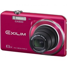 카시오 디지털 카메라 EXILIM 1610만 화소 광학 줌 12.5배 EX-ZR200WE, red
