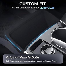 Katorn 쉐보레 이쿼녹스 2026 2025용 무선 충전 보호 매트 내부 액세서리 센터 콘솔 미끄럼 방지 충전기 커버 패드 프로텍터 2025-2026 Equinox용 블