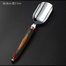 茶勺 茶鏟 茶刀 功夫茶具 茶道配件 不鏽鋼 分茶勺 泡茶工具, 花木刀銀白勺, 1個