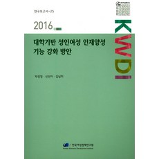 korean women's development institute 以大學為基礎的成年女性人才培養功能強化方案(2016), 朴成貞,申善美,金南喜 共著