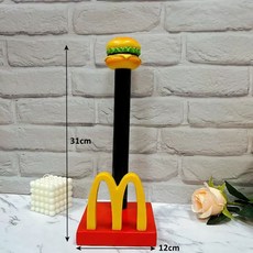 리빙온도 슈퍼마리오 디스펜서 핸드워시 인테리어 도자기 욕실 샴푸통 공병 소품, 1개, D. 미키 휴지 걸이 긴 버전