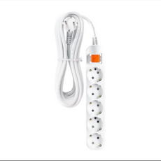 [국내생산] 대성 멀티탭 가정용 일반 절전 개별 2구 3구 4구 5구 6구 1M 1.5M 2M 2.5M 4M 4.5M 과부하차단 통합 스위치 안전 접지 사무실 긴 플러스탭 콘센트, 절전/5구/화이트, 1개