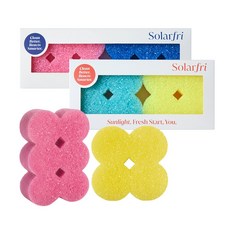 솔라르프리 클라우디 블룸 스크러버 다용도 수세미, 1개, 4개입