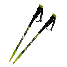 HUMONT 3段登山杖 MSL-505, 綠色