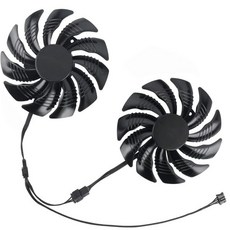 88mm T129215SU P106-100 그래픽 카드 냉각 팬 기가바이트 GTX 1050 Ti RX 480 470 570 580 1060 G1 게이밍 쿨러 팬-AB, Fan-AB, 1개