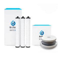 닥터피엘 샤워기용 리필필터 6개월 세트(1차필터 3ea+2차필터 1ea), 닥터피엘 샤워기용 리필필터 6개월 세트(1차필터 3ea, 1개