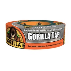 고릴라 테이프 덕테이프 실버 48mm x 27m 덕트 천막 텐트 배관 보수, 1개