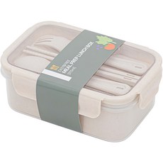 EASY&FREE Meal Prep 單層便當盒 1號組合, 混合顏色, 1個