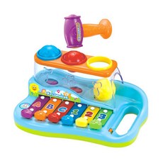 HUILE 趣味敲敲琴 幼兒敲擊遊戲 益智玩具 音樂啟蒙 手眼協調, 1個, Multicolor