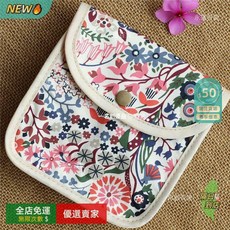 A16 大容量收納包 可愛裝袋子 防水防皺 換季 行李箱 壓縮袋斜背小包 分類整理袋 SN 藤花 暗釦1個, 1個, 藤**花 暗釦1個