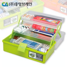 [오늘출고] CA933 정리함/다용도보관함/화구박스/약상자/소품함/부품함/공구함/악세사리통/공구박스/구급함/중앙브레인, 1개