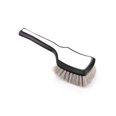 Detail Factory - ProGrip 타이어 브러시 - 인체 공학적 ProGrip 핸들 뻣뻣한 합성 빗살 인체 공학적 디자인 타이어를 쉽게 청소할 수 있습니다 -, 블랙 아이스, X-Large, 1개