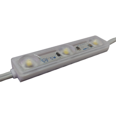 LED 3구모듈 더 밝은 1.2W 렌즈형 간판조명 LED 방수 DC 12V 무극성, 100개, 백색