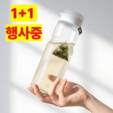 (1+1할인) 마요미 일본 유리 물병, 2개, 1.1L, 투명