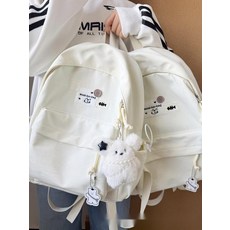 가벼운 학생 책가방 화이트 컬러 대용량 수납력 좋은 백팩, 11. 옐로우 스몰