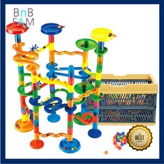 아빠표 구슬 슬라이딩 레일만들기 장난감블록 깜짝선물 롤러코스터 어린이, 1개