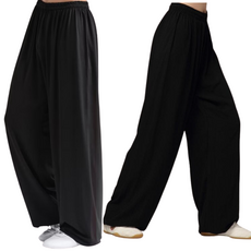 子甄彣璟 太極拳(3組拉鍊)棉質運動褲 燈籠褲-武術 瑜珈 禪坐 休閒 運動