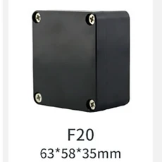 블랙 박스 방수 케이스 플라스틱 상자 전자 프로젝트 악기 정션 하우징 New, 08 F20, 01 63x58x35mm