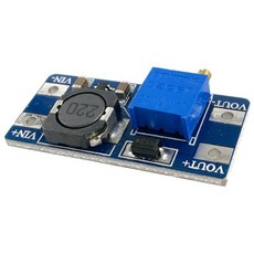 MT3608 DC-DC 升壓模組 2A 輸入2-24V 輸出5-28V 智能小車 Arduino【現貨】, 詳見包裝