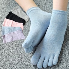 양말쟁이 국산 여자 무지 단목 발가락양말 10켤레