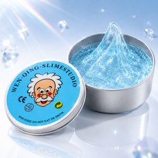 슬라임 투명 말랑이 박사 퍼티, 크리스탈 스카이, 46g, 1개