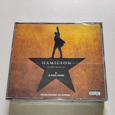 Hamilton 百老匯音樂劇原聲CD 2CD套裝 林-曼努爾米蘭達創作, 如圖所示