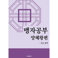 맹자공부 양혜왕편, BOOKK(부크크), 우농 저