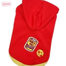 서락 SK펫스마일 후드 티셔츠 애견옷, L