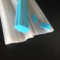 綠瓶子 矽膠管模具, 1個, 雲朵管膜