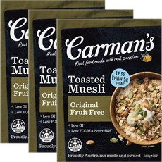 카르맨스 토스티드 뮤즐리 오리지날, 3개, 500g