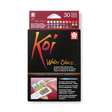 사쿠라 사쿠라 코이워터칼라 물감 코이 워터칼라 고체물감 30색 (XNCW-30N), 단품