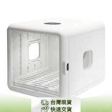 寵物烘乾箱 65L大容量 智能溫控 低噪音 紫外線殺菌 快速烘乾, 白色, 1個, 方形烘幹箱