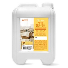 세탁전용 세탁물헹굼식초 빨래식초 대용량, 1개, 12L