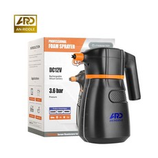 鋰電泡沫噴壺充電氣壓式洗車液專用高壓pa壺汽車家用手持便攜, 鋰電自吸式黑橙版泡沫壺