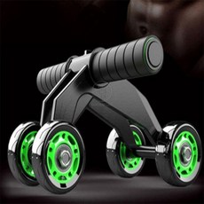 로랑마켓 AB휠 4휠 파워밴드 복근운동기, 4휠파워밴드슬라이드 그린