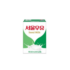 서울우유 멸균 흰우유, 200ml, 6개