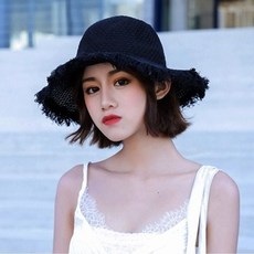 여성 바캉스모자 비치 모자 밀짚 벙거지 모자pys1582, 본상품선택, 본상품선택