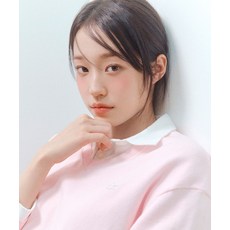 LEE 우먼 브이넥 니트 핑크 456848