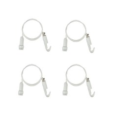 천장 원터치 레일 와이어 액자 걸이, 4개, 화이트