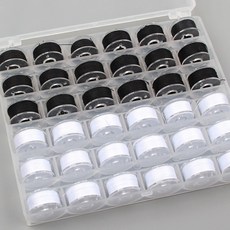 가정용 미싱 보빈 밑실 북알 세트, 1세트, 가정용-실감긴 북알(흑백36P)