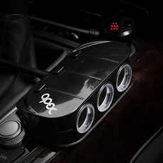 올뉴말리부 시거잭 차량용 3구 멀티 소켓 USB 충전기 배터리 전압 감지