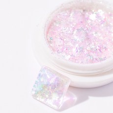 오로라 홀로그램 오팔 젤 네일 글리터 미러 파우더 반짝이, 004 에프리콧, 1개