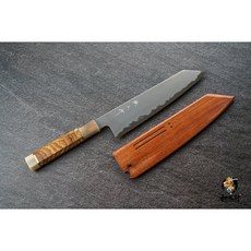 和欣行 現貨 鉄人作 煉鐵 夾 青二鋼 切付牛刀 210mm, 1個