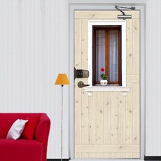 (1+1)현관문 리폼 시트 PP81-132 (작업용 헤라 제공) 욕실 방문 방수 스티커식 인테리어 필름 뮤럴(2개), 상세페이지 참조